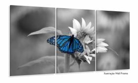 Quadro Decorativo 120x60 Sala Quarto Borboleta Quadro Decorativo 120x60 Sala Quarto Borboleta