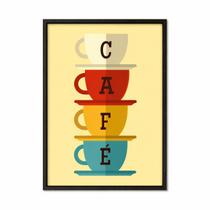 Quadro Decorativo 15cmx20cm Tem Café Para Cantinho Do Café Cozinha Cafeteria - Quadro Decorativo 15cmx20cm Tem Café Para Cantinho Do Café Cozinha Cafeteria -