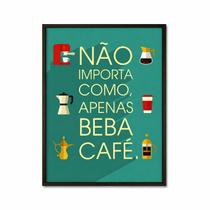 Quadro Decorativo 15cmx20cm Tem Café Para Cantinho Do Café Cozinha Cafeteria - Quadro Decorativo 15cmx20cm Tem Café Para Cantinho Do Café Cozinha Cafeteria -