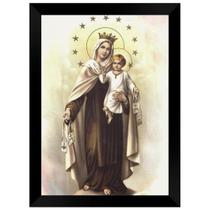 Quadro Decorativo 24x33 Nossa Senhora Do Carmo Mod. 1