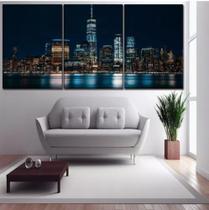 Quadro Decorativo 3 Telas nova york"