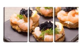 Quadro Decorativo 30x66 especiaria de caviar