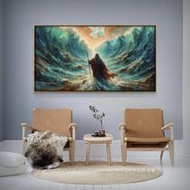 Quadro Decorativo 40x60 Poesias do Alto Mar Aberto Inspiração e Serenidade para Sua Decoração