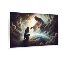 Quadro Decorativo 40x60 Poesias do Alto Oração Um Toque de Fé e Inspiração para Sua Decoração