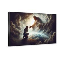Quadro Decorativo 40x60 Poesias do Alto Oração Um Toque de Fé e Inspiração para Sua Decoração