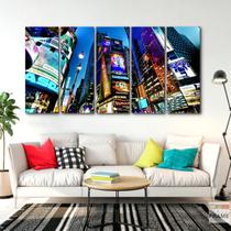 Quadro Decorativo 5 peças Nova York 140x65