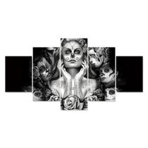 Quadro Decorativo 5 Peças Para Estudios De Tatuagens Preto Quadro Decorativo 5 Peças Para Estudios De Tatuagens Preto
