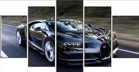 quadro decorativo 5 telas Bugatti Carro" quadro decorativo 5 telas Bugatti Carro"