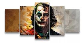 quadro decorativo 5 telas Coringa Joker Phoenix"
