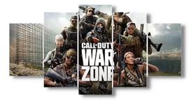 quadro decorativo 5 telas Jogo Call Of Dutty" quadro decorativo 5 telas Jogo Call Of Dutty"