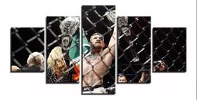 quadro decorativo 5 telas Lutador Ufc Moderno" quadro decorativo 5 telas Lutador Ufc Moderno"