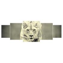 Quadro Decorativo 5 Telas - Wild Collection