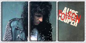 Quadro Decorativo 55x110 alice cooper jovem