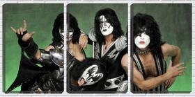 Quadro Decorativo 55x110 banda kiss