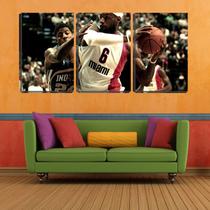 Quadro Decorativo 55x110 lendas da nba basquete - Crie Life
