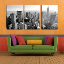 Quadro Decorativo 55x110 tetos de nova Iorque cidade