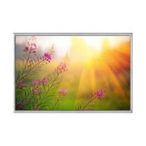 Quadro decorativo 60x80cm canvas flores ao por do sol flnt012