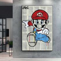 Quadro decorativo 70x55,99 video game Mario - NEYRAD