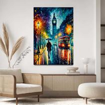 Quadro Decorativo 90x60 Para Sala Quarto Hall Big Ben Arte Londres