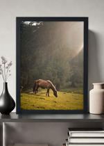 Quadro Decorativo A calma - Com vidro Tamanho:21cm x 30cm (A4)