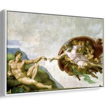 Quadro decorativo A Criação de Adão - Michelangelo Buonarroti (1512) - Art Canvas Quadro decorativo A Criação de Adão - Michelangelo Buonarroti (1512) - Art Canvas
