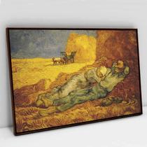 Quadro Decorativo A Sesta - Van Gogh em tela Canvas Quadro Decorativo A Sesta - Van Gogh em tela Canvas