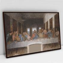 Quadro Decorativo A última Ceia - Leonardo Da Vinci em tela Canvas