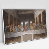 Quadro Decorativo A última Ceia - Leonardo Da Vinci em tela Canvas