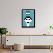 Quadro Decorativo A Vida Ajuda, Quem Cedo Madruga 45x34cm