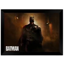 Quadro Decorativo A3 - Batman Esfumaçado Horizontal PT