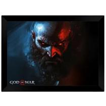 Quadro Decorativo A3 - God of War Olhos Amarelos PT Quadro Decorativo A3 - God of War Olhos Amarelos PT