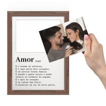 Quadro Decorativo A4 Especial Dia dos Namorados