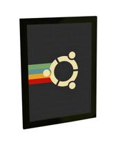 Quadro Decorativo A4 Linux Ubuntu Programação Geek - Bhardo