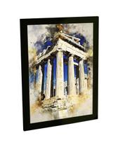 Quadro Decorativo A4 Parthenon Grécia Antiga Atenas Pintura