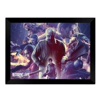 Quadro Decorativo A4 - Resident Evil Biohazard 20 PT