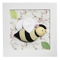 Quadro Decorativo Abelha Quarto Bebê Infantil Menina