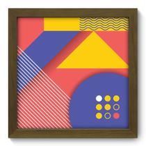 Quadro Decorativo - Abstrato - 22cm x 22cm - 242qdam