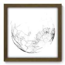 Quadro Decorativo - Abstrato - 33cm x 33cm - 208qdam