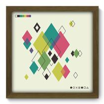 Quadro Decorativo - Abstrato - 33cm x 33cm - 247qdam