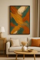 Quadro Decorativo Abstrato - 60x90cm Canvas - DeQuadros Quadro Decorativo Abstrato - 60x90cm Canvas - DeQuadros