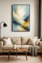 Quadro Decorativo Abstrato - 60x90cm Canvas - DeQuadros Quadro Decorativo Abstrato - 60x90cm Canvas - DeQuadros