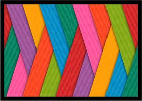 Quadro Decorativo Abstrato Artístico Moderno Cores Com Moldura RC026