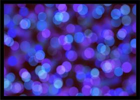 Quadro Decorativo Abstrato Artístico Moderno Cores Luzes Com Moldura RC047