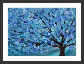 Quadro Decorativo Abstrato Árvore Salas Quartos Decorações Com Moldura Quadro Decorativo Abstrato Árvore Salas Quartos Decorações Com Moldura