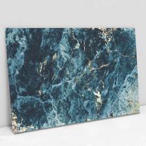 Quadro Decorativo Abstrato Azul Celeste em tela Canvas