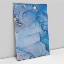 Quadro Decorativo Abstrato Azul Diamante em tela Canvas Quadro Decorativo Abstrato Azul Diamante em tela Canvas