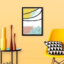 Quadro Decorativo Abstrato Candy Colors I 45x34cm Quadro Decorativo Abstrato Candy Colors I 45x34cm