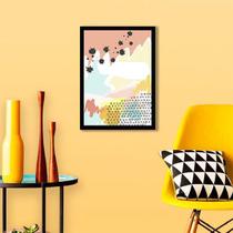 Quadro Decorativo Abstrato Candy Colors II Quadro Decorativo Abstrato Candy Colors II