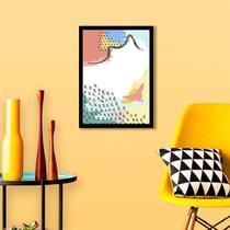 Quadro Decorativo Abstrato Candy Colors III 45x34cm