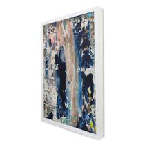 Quadro Decorativo Abstrato Envelhecido em Moldura Caixa Quadro Decorativo Abstrato Envelhecido em Moldura Caixa